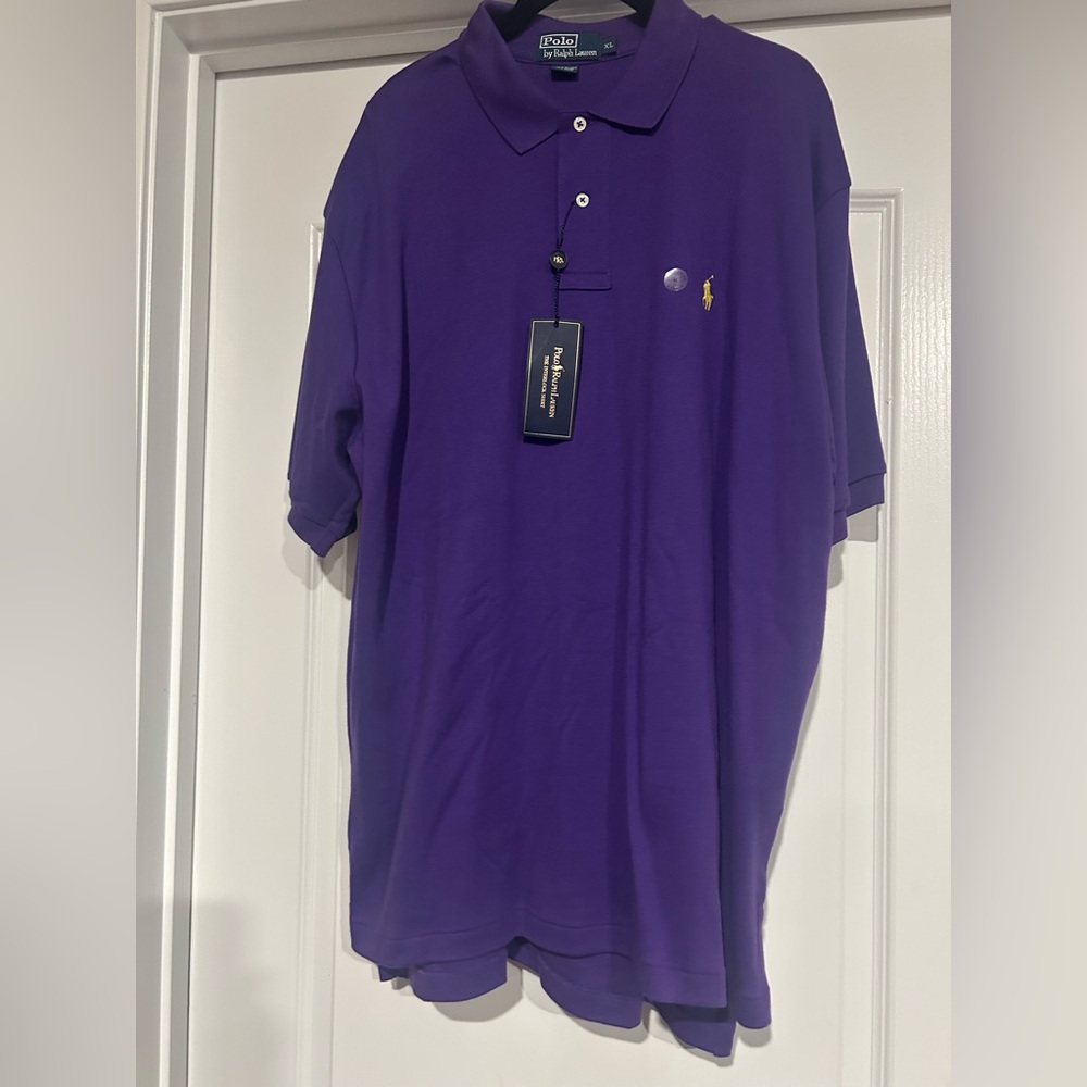 New with Tags!!!! Ralph Lauren Purple Polo Shirt for Men
